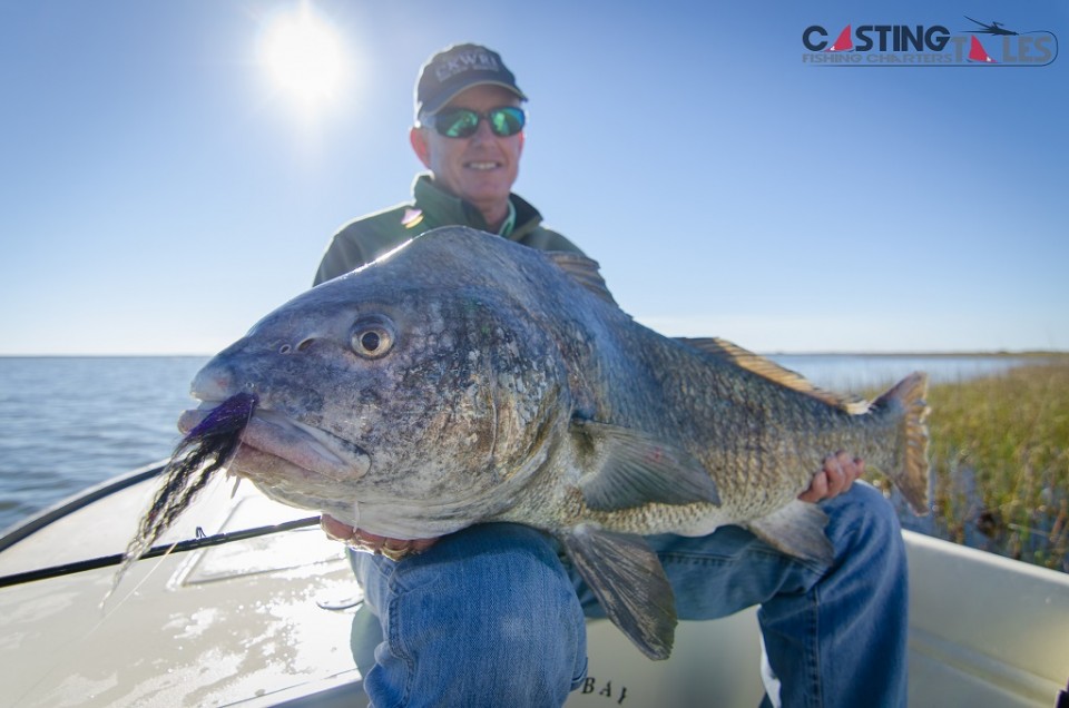 Louisiana Black Drum Fly Fishing