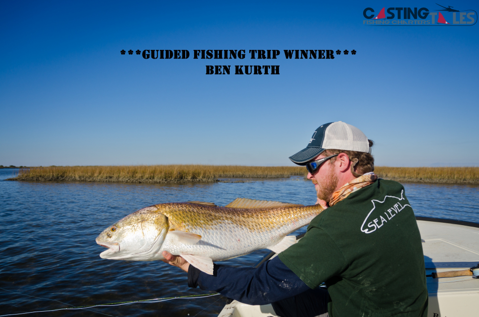 The winner of the Louisiana marsh guided fishing trip giveaway is Ben Kurth. Congrats! I had over 130 entries between Facebook, Instagram and my website. Thanks to everyone who participated. Guided Fishing Trip Giveaway Winner