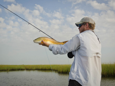Galveston Cloudy Day Redfish