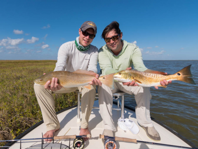 Galveston Bay Double Redfish