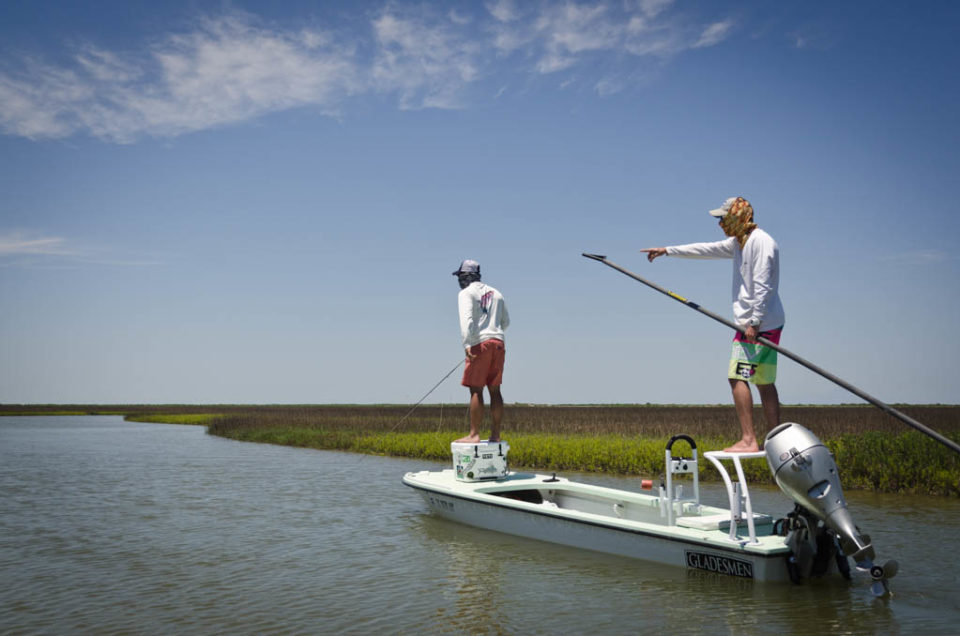 Galveston Poling Skiff Fly Fishing