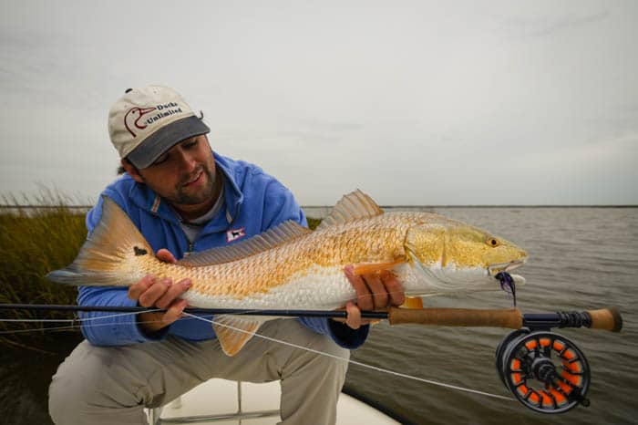 Galveston Bay Fly Fishing Guide Redfish Marsh